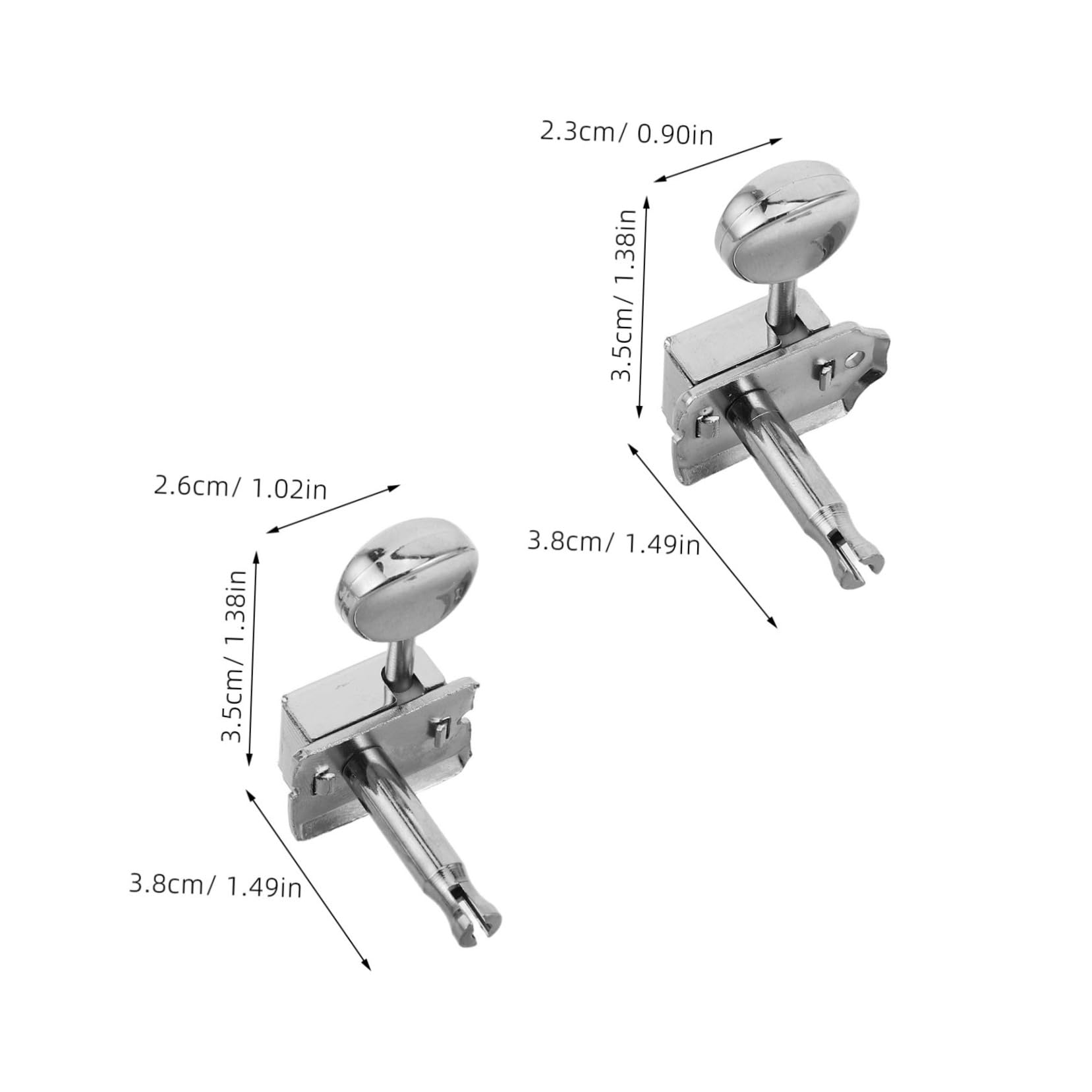 Totority Vintage Guitar Tuning Pegs 6pcs Metal Tuning Keys for Acoustic Guitars Split Shaft Design