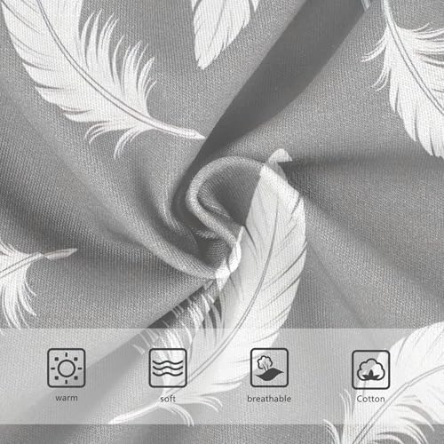 White Feathers Gray Black Girls Underwear Toddlers 2t Cotton Girl Panties Cute Fun Print Kids Briefs Undies3