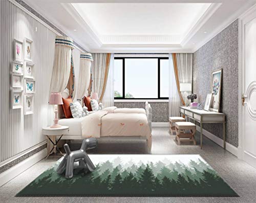 Tapete Decorativo ZALAHM 240x160 cm Poliéster miniatura 2