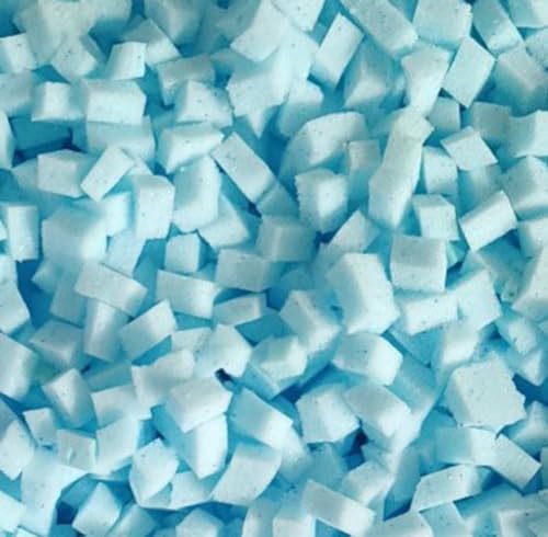 PIURUF Relleno de espuma viscoelástica triturada 500 g/1 kg/1,5 kg/2 kg, para sillas de puf, almohadas, cojines, camas de perro y manualidades, con partículas de gel - imagen 8