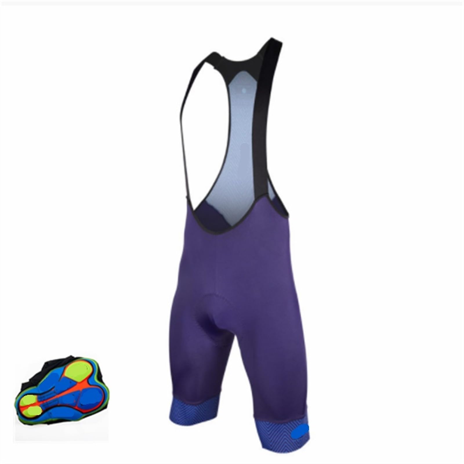Culote Ciclismo Pantalones Cortos con Tirantes for Ciclismo for Hombre, Ropa Interior Deportiva, Transpirables, con Relleno de Gel, for Verano