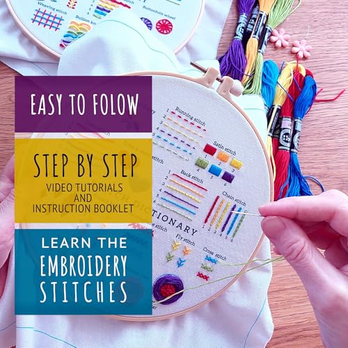 Image of CRAFTILOO Embroidery Kit for Beginners Cross Stitch Kits for Beginners Needlepoint Kits for Adults Embroidery Kits for Adults Cross Stitch kit Elephant