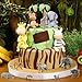 VOSSOT 9 Stück Tiere Figuren - Safari Tierfiguren Set, Mini Waldtier und Bauernhof Tiere, Vinyl Kunststoff Tierfiguren für Kinder