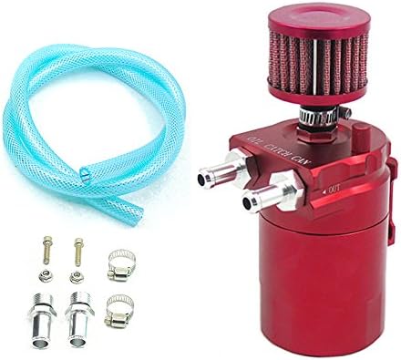 Car Styling Universal Engine Oil Catch Can Reservoir Tank Kit Aluminum 600ML With Breather Filter (Purple)