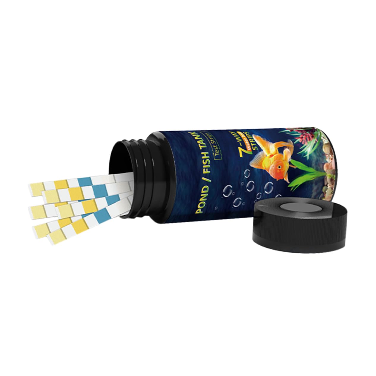 PRETYZOOM 5 Sätze Teststreifen Für Die Wasserqualität Pool Teststreifen Testen Fisch Erkennung Für Poolwasser Tank Wassertest-set Für Aquarien Tester Für Wasser Pvc 50 Stück * 5