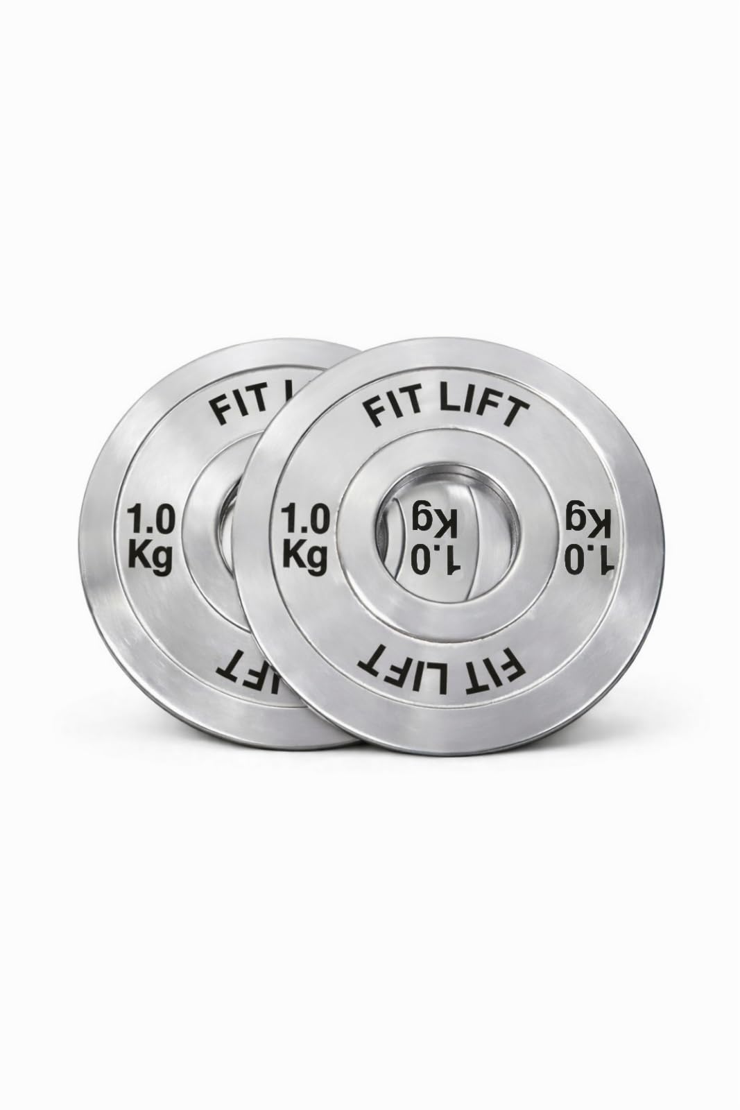 Steel Weight Plate Pair, 1.0 Kg Each, Alloy Steel with Chrome Coating, Gloss Shine Finish, Rust-Proof-image-30