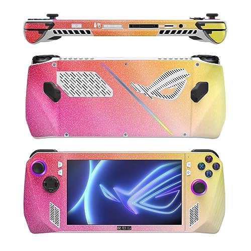 Image of MightySkins Glossy Glitter Skin Compatible with Asus ROG Ally - Sunset Blur | Protective, Durable High-Gloss Glitter Finish | Easy to Apply