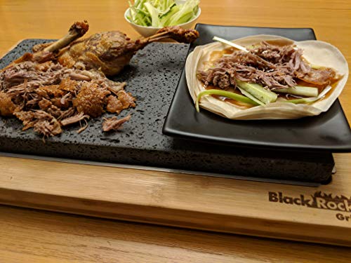 Bistecca pietra tagliere con vassoio