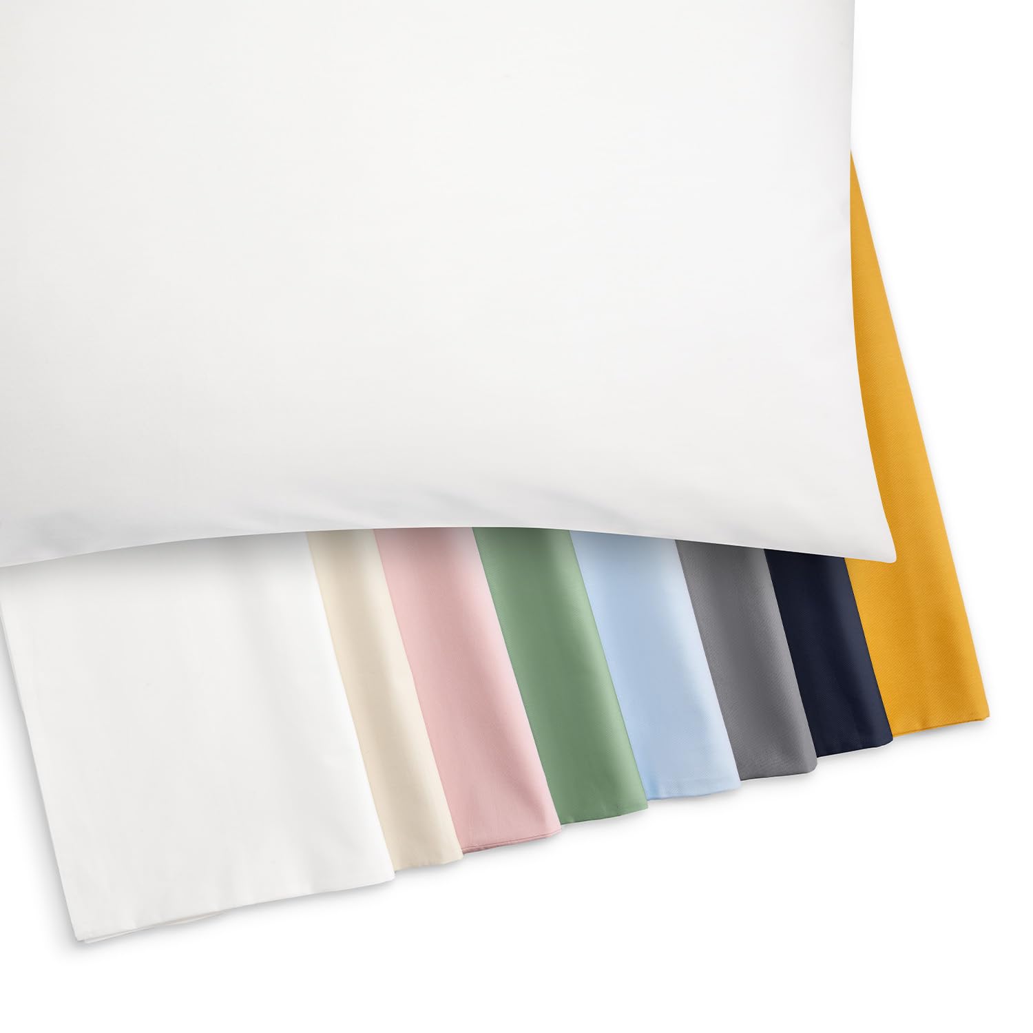 GUZZINI Classic - Copripiumino Matrimoniale Cotone 255x200 100% Percalle Certificato OekoTex Fresco e Traspirante, Sacco Copri Piumino con Patelle da 40 cm per Biancheria da Letto Morbida Resistente