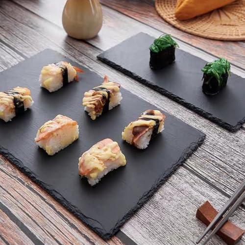Plato natural de sushi jojofuny 30x10cm resistente miniatura 5