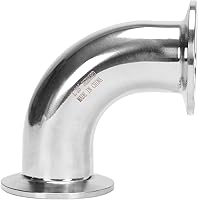 Vista 14 de DERNORD 1" tubo OD codo 90 grados tubería sanitaria SS304 tri abrazadera 1,5 pulgadas