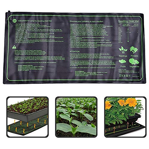 RBTT Plant heating pad Waterproof and durable Seedling Heat Mat Multi-size Flowers Warm Mat Greenhouse Thermonics Germination equipment,S