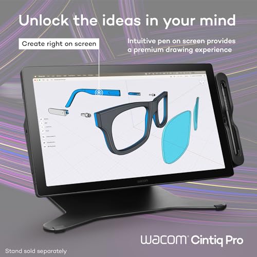 Image of Wacom Cintiq Pro 17 Drawing Tablet with Screen, 17.3 inch Ultra HD 4K. 10-bit 120Hz Touchscreen Display Graphic Arts Tablet with Pro Pen 3, for Windows PC, Mac, Linux
