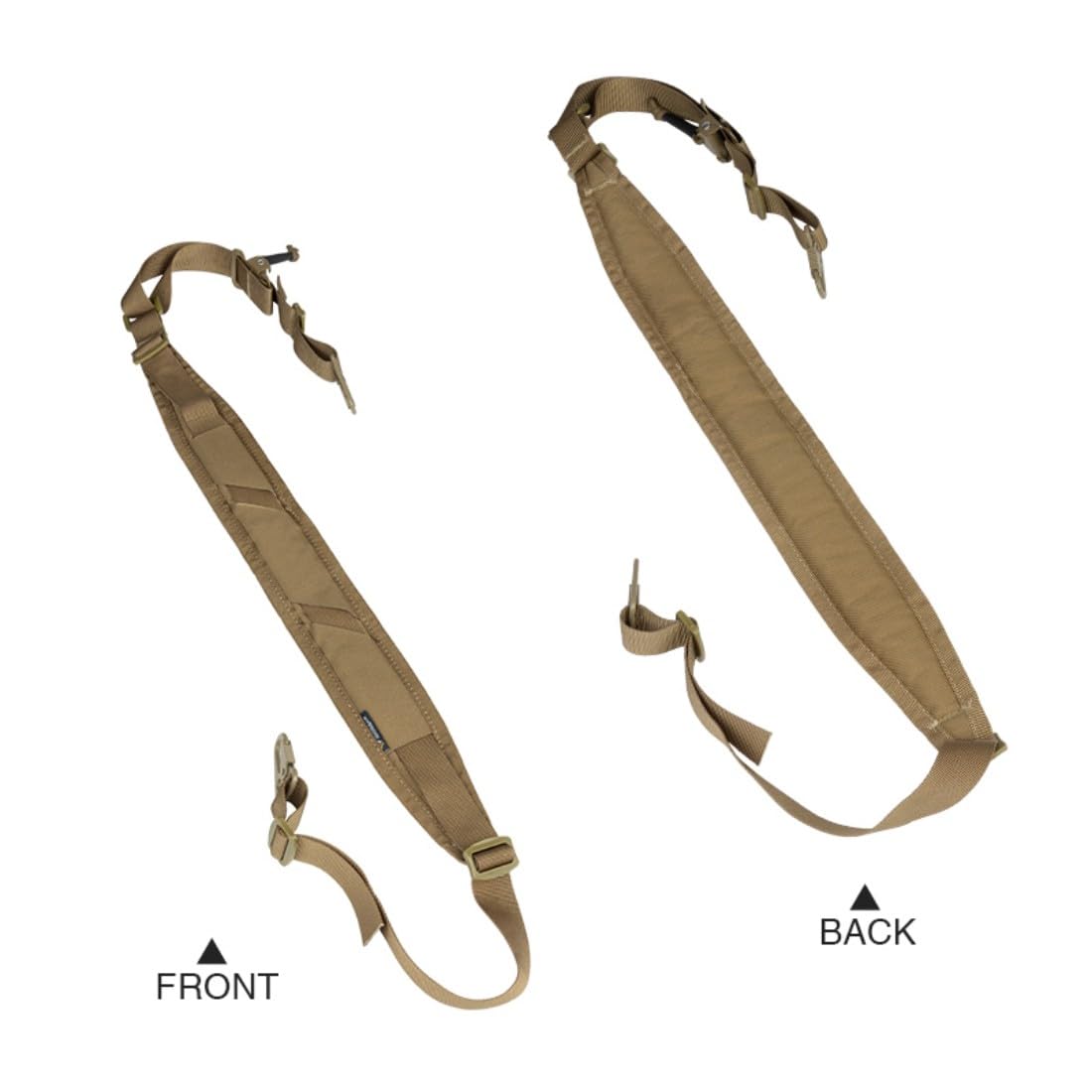 ACEXIER Tactical Sling 2 Point Style Combat Modular Strap Quick Adjustable Pull Hunting Accessorie (Tan)