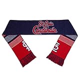 FOCO St. Louis Cardinals Reversible Split Logo Scarf