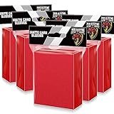 500 Pcs Card Sleeves for Trading Card, Matte Card Sleeves Deck Card Protectors Compatible with Baseball Cards, Sports Cards, Game Cards (Red)
