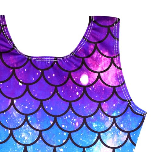 HOZIY Gymnastics Leotards for Girls with Shorts Biketards Dance Tumbling Outfits Matching Scrunchies 1-12 Years Old