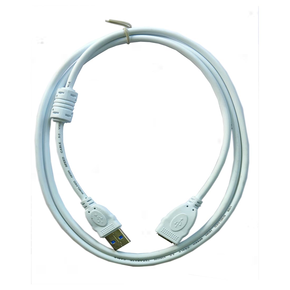 Sharp Beak SBUSBMF3.0 Full Copper Reversible USB 3.0 (Compatible with Male Female Extension Cable, White, One Cable) (3m)