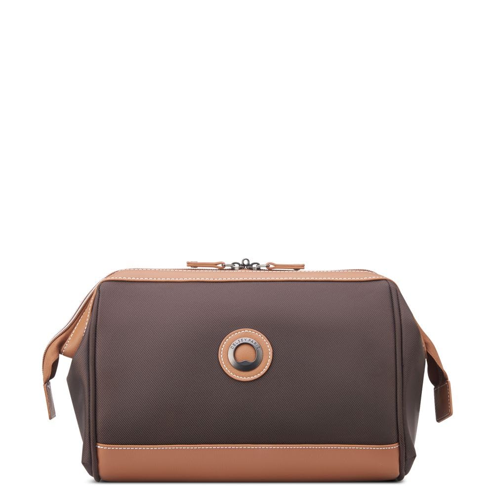 DELSEY PARIS - Chatelet AIR 2.0 - Trousse De Toilette Souple 21 cm x 34 cm x 12 cm - 8 L - XS - Marron