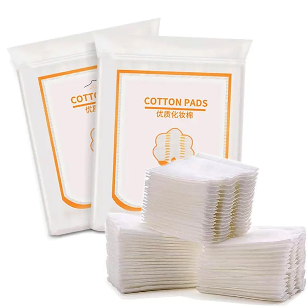 M&B 222 Sheet Face Cotton Pads, Makeup Remover Cotton Pad Wipes with Soft Touch for Eye, Cleansing Facial, Cosmetic Cotton Pads For Face Toner, Skin Cleaning Pads