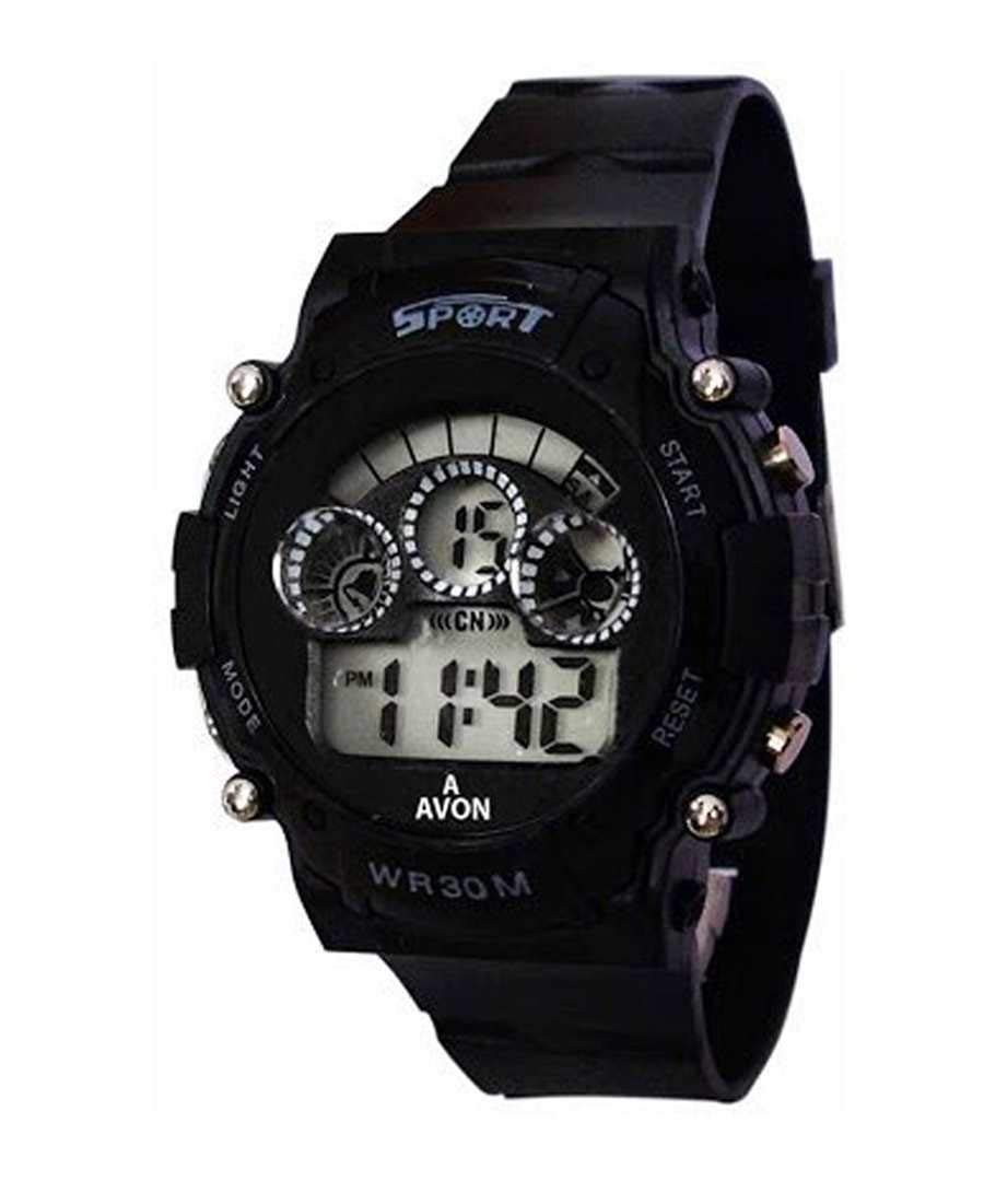 Shunya Casual Digital Black Dial Men Watch-02_Black (B07QSTL2QL) Amazon Price History, Amazon Price Tracker