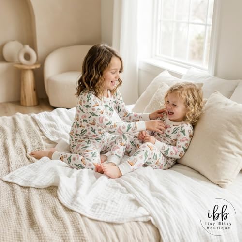 Image of ITSY BITSY BOUTIQUE Viscose Bamboo Baby Pajamas - Boys and Girls Footie Sleeper Convertible 2-Way Zipper Sleeper