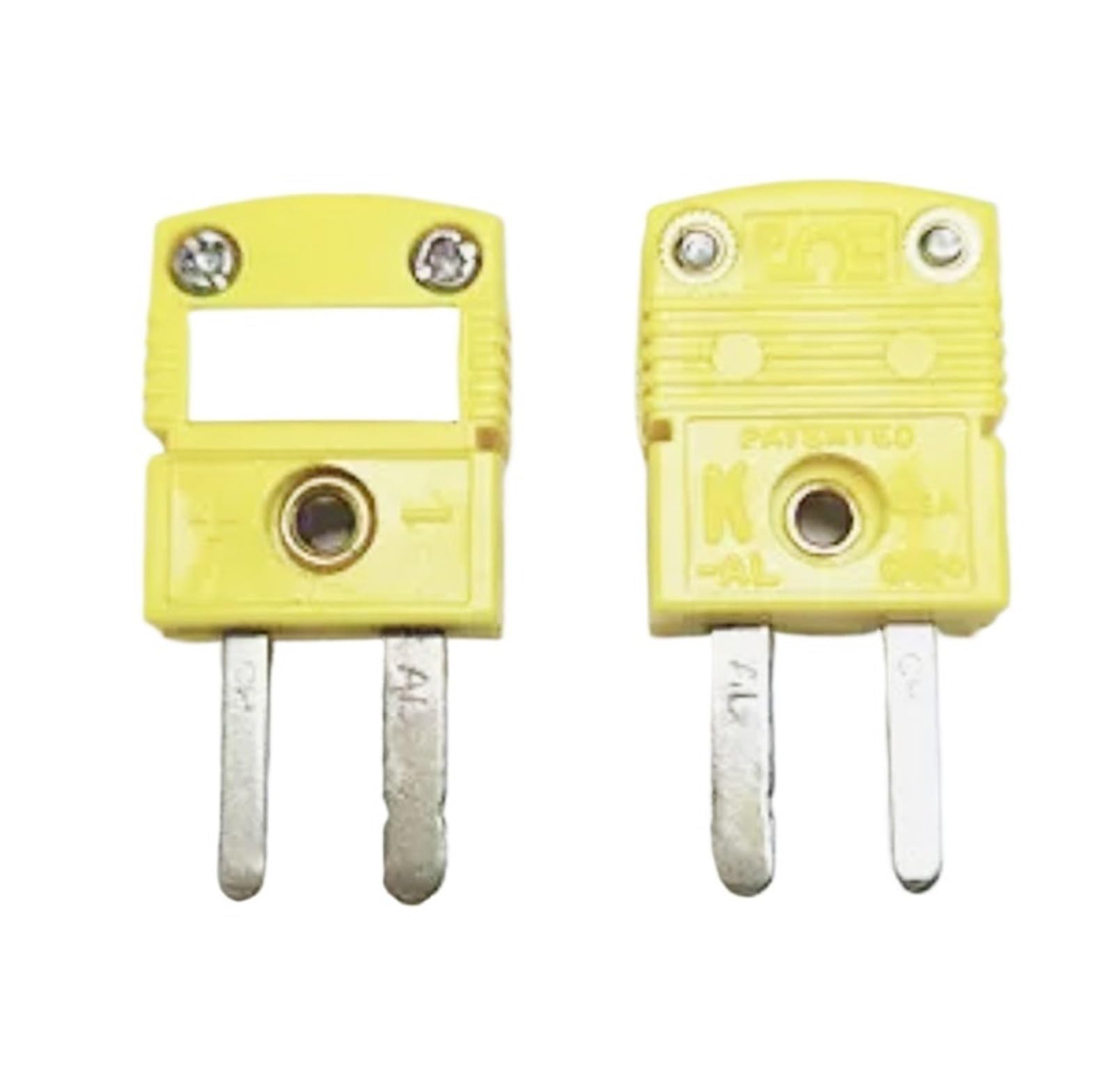 1100 ℃ K Typ gepanzertes Thermoelement WRNK-191 Temperatursensor 1 mm 1,5 mm 2 mm 3 mm 4 mm 6 mm 8 mm Sonde 1 Stück(Yellow plug)