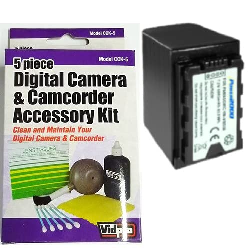 Synergy DigitalAccessory Kit, Compatible with Panasonic HC-MDH3 AVCHD Shoulder Mount Camcorder includes: ZELCKSG Care & Cleaning, ACD794 Battery