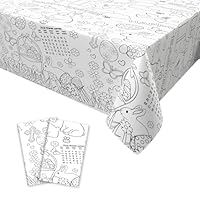 CutitiUU Ostern Maltischdecke 110x80cm - Riesen Ausmaltischdecke Für Kinder Mit Oster Motiven