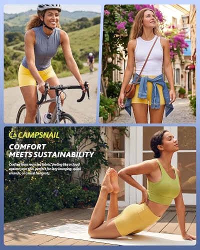 Image of CAMPSNAIL Workout Biker Shorts Women - 3 inch /5 inch /8 inch High Waisted Tummy Control Spandex Booty Volleyball Shorts for Yoga Dance