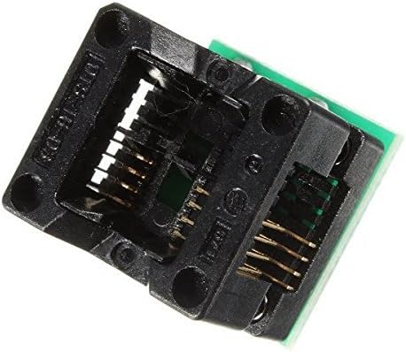 Strona view of the DollaTek SOP8 to DIP8 adapter showing DIP pins