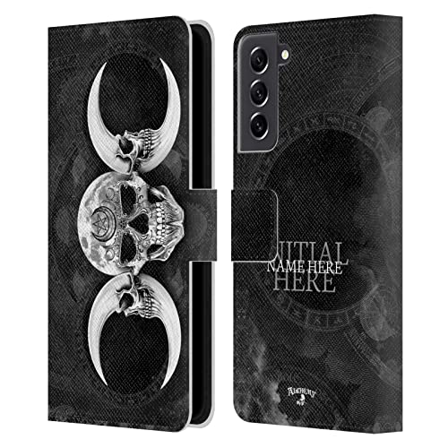 Coque Samsung S21 FE 5G en cuir Alchemy Gothic personnalisable avec votre nom