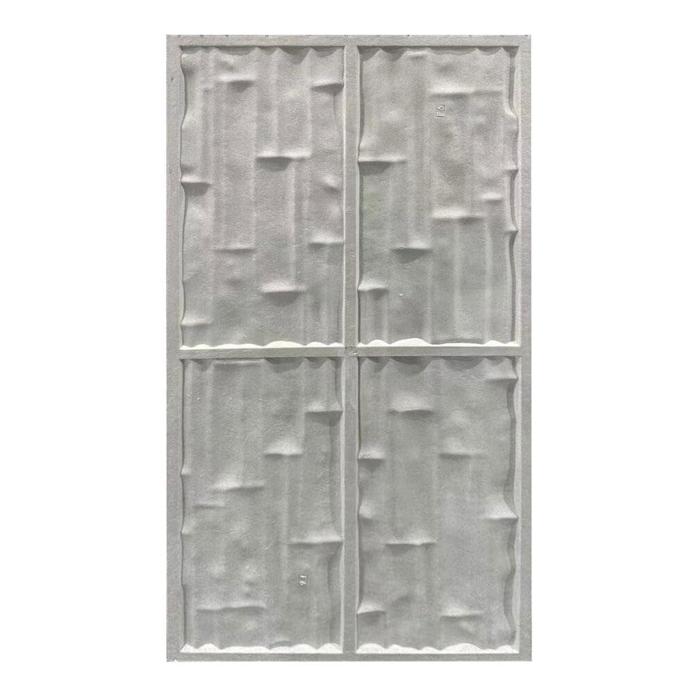 3D Cegła Kamień Dekoracyjny Panel Zestaw 12 Sztuk 8,6 mt2 Pokrycie ścienne PU 120 x 60 x 2,5 Biały kwarcyt