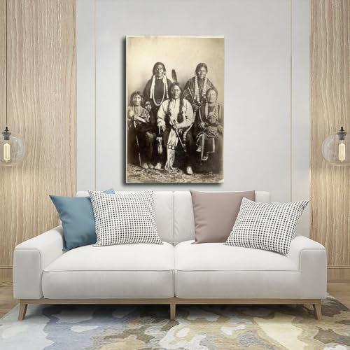 Taureau assis impression sur toile grand format cadre suspendre - 5