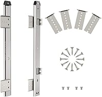 Vista 7 de FRMSAET Bandeja Deslizante para Cajón de Teclado Hardware 12/14/16/18 pulgadas Rieles de Metal Resistente Rieles para Teclado Accesorios