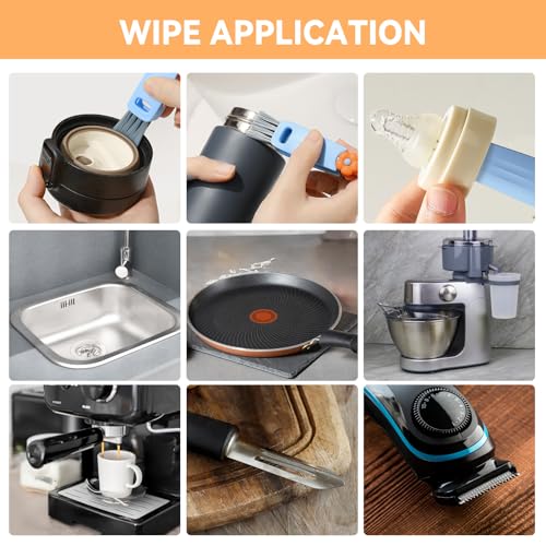 Image of 3 in 1 Cup Lid Gap Cleaning Brush Set, Multifunctional Bottle Cleaning Brush, Cup Lid Gap Cleaner, Home Kitchen Crevice Brush Tools(Multicolor)