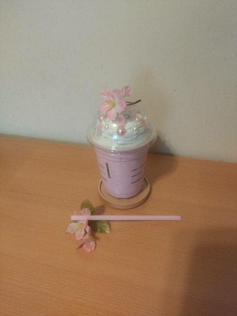 Amazon.co.jp: 桜咲くフラペチーノ フェイクドリンク 食品サンプル
