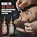 Viking Revolution Sandalwood and Unscented Beard Oil for Men - Natural Mens Beard Oil with Argan Oil and Jojoba Oil - Beard Softener, Strengthens and Moisturizes - Beard Conditioner for Men (2 Pack)
