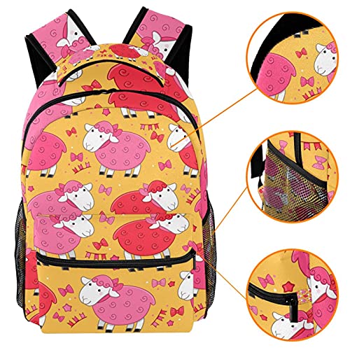 Sac à dos fermeture éclair fleurs d'hibiscus grand volume mixte - 3