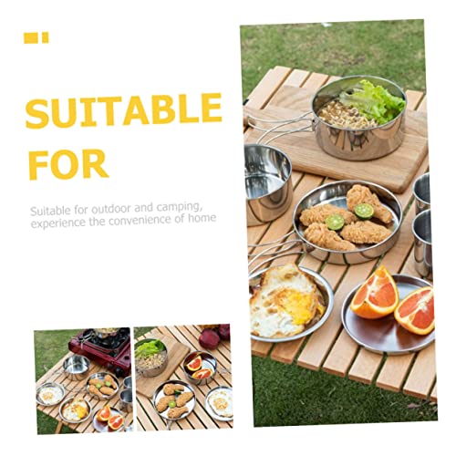 NAMOARLY Camping Utensils Set Portable Cooking Pan Outdoor Camping Pot Picnic Cookware - Image 7