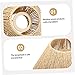 DIYEAH Rustic Woven Lampshade Cover Handmade Pendant Light Shade for Home Hotel and Restaurant Decor Durable Design for Soft Lighting Easy Tool Installation