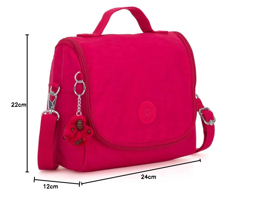Kipling NEW KICHIROU Duże pudełko na lunch, woreczki, etui, True Pink (Różowy)