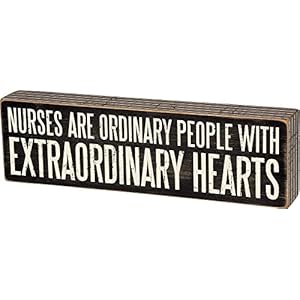 Primitives by Kathy 31138 Nurses are Extraordinary Box Sign