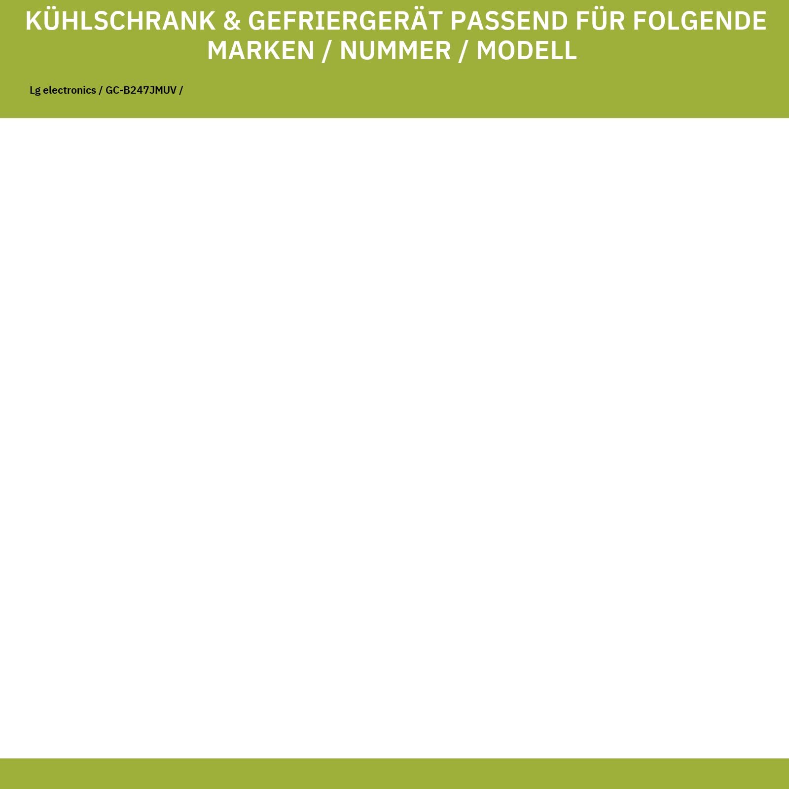 Abstellfach kompatibel mit LG AAP73331306 Flaschenfach für Kühlschranktüre - Maße (42 x 18 x 9,5 cm)