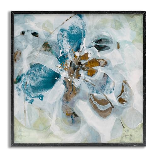 Abstract Botanical Distortion, 12 x 12 Inch Framed Giclée Print