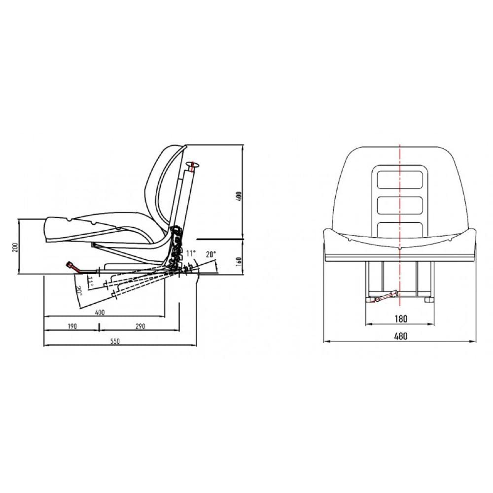 GRAMMER MAXIMO Dynamic Plus Stoff Schleppersitz Passend Für Fendt Neue Konsole | Shop