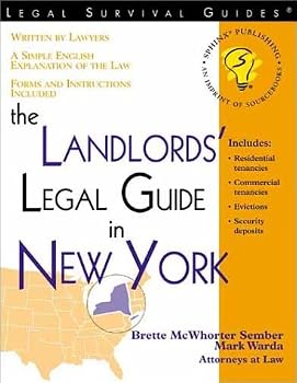 Paperback The Landlord's Legal Guide in New York (Legal Survival Guides) Book