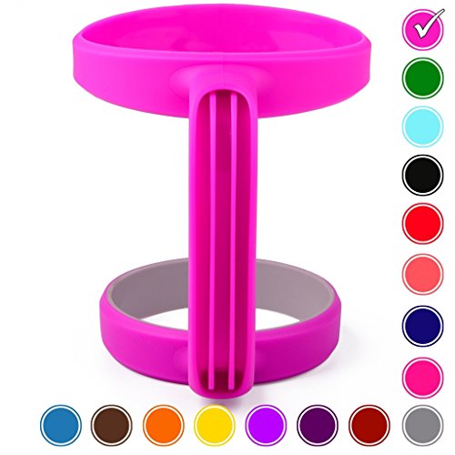 Strata Cups 30Oz Tumbler Handle (Purple) Available For 30Oz Yeti Tumbler, Ozark Trail Tumbler, Rambler Tumbler- Bpa Free #TOP2