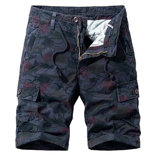 Short cargo droit homme finie la ceinture serrée avec ce cordon