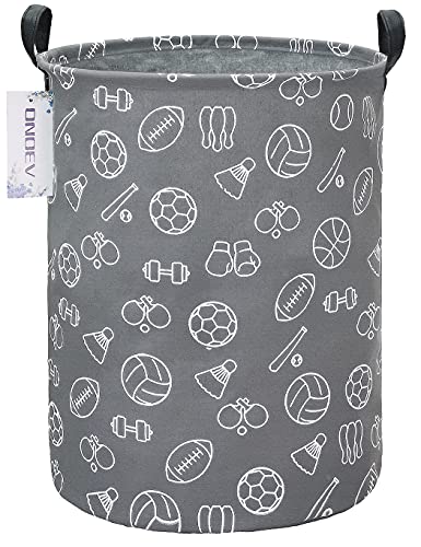 ONOEV Round collapsible Large Sports Ball Laundry Hamper for Adults Kids